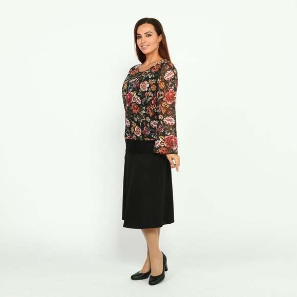 Юбка-трапеция на резинке шир.  580, рис. 5