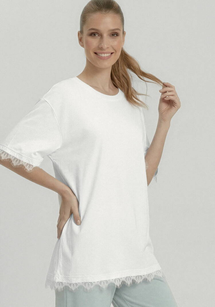 Блуза с отделкой из кружевa шир.  750, рис. 7