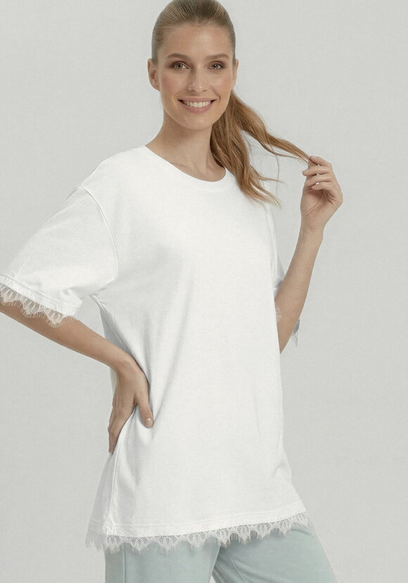 Блуза с отделкой из кружевa шир.  580, рис. 7