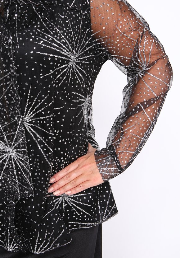 Блуза Млечный путь шир.  580, рис. 8