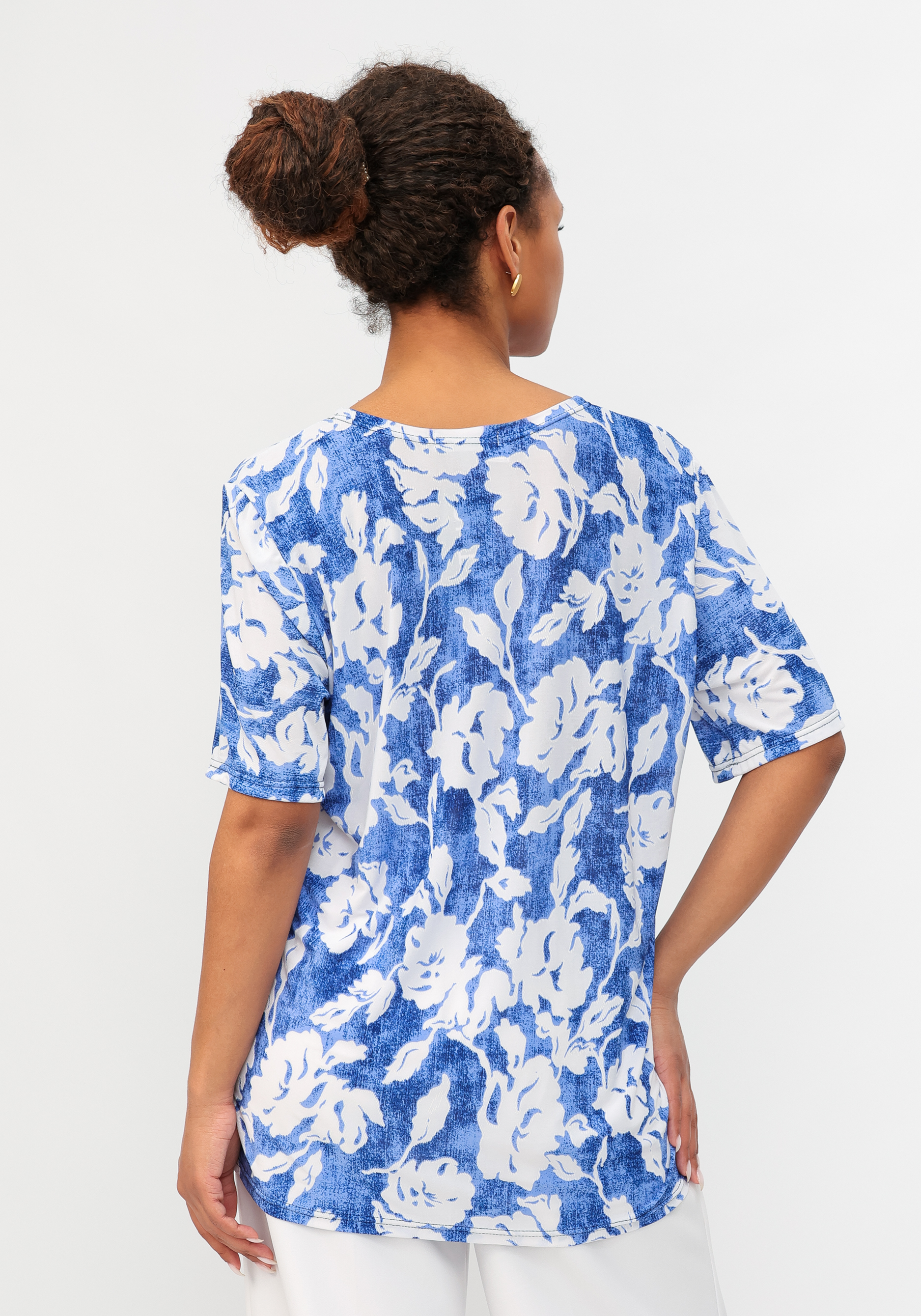Блуза "Керри" UNIT, цвет голубой, размер 56 - фото 8
