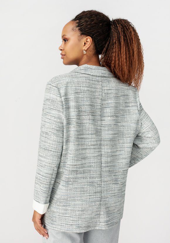 Пиджак на две пуговицы Аделина шир.  580, рис. 2