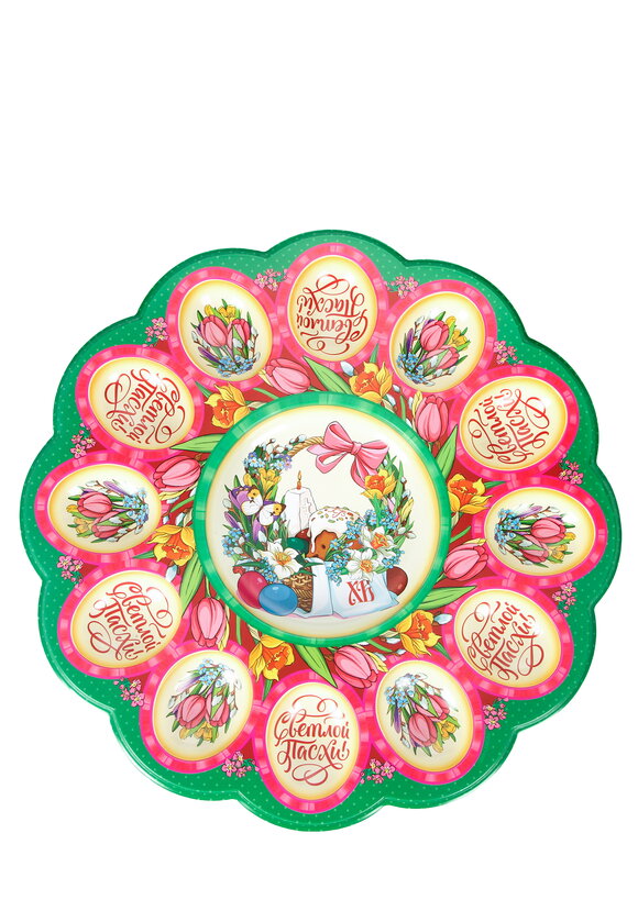 Пасхальные подставки на 12 яиц и кулич, 2 шт. шир.  580, рис. 2