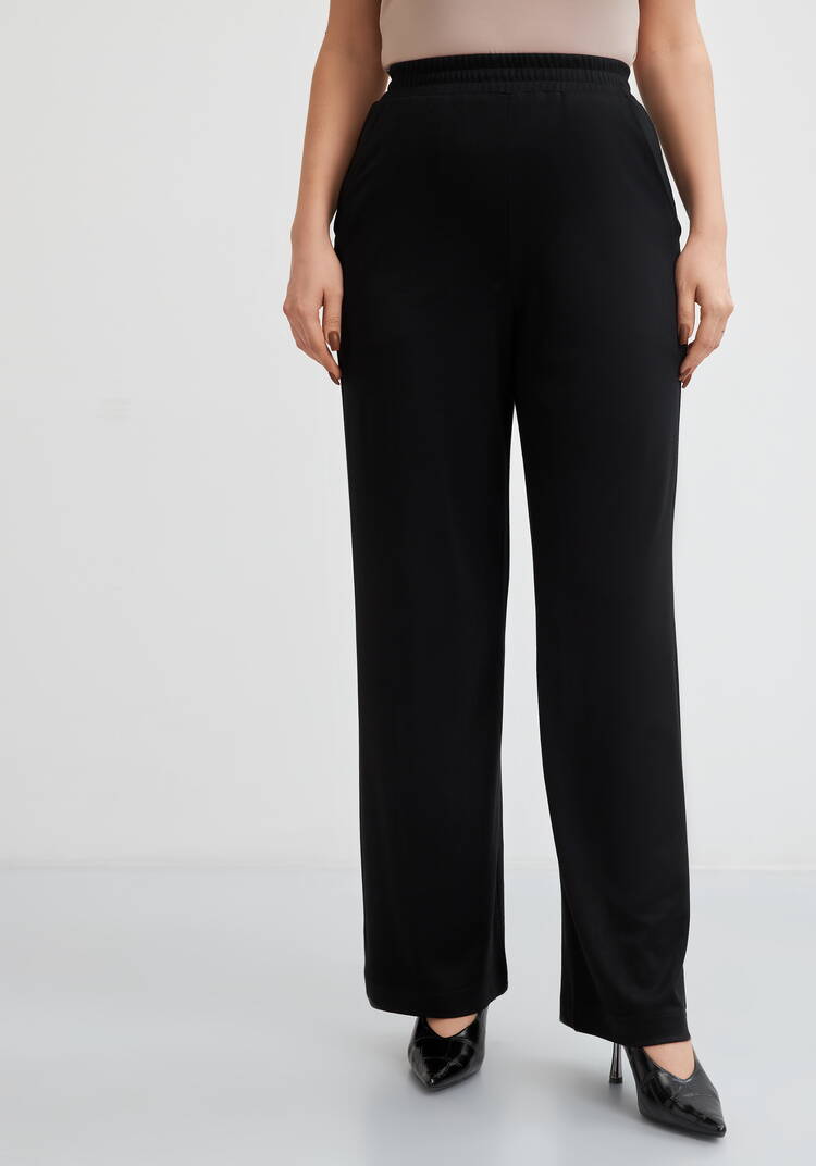 Брюки трикотажные свободного кроя шир.  750, рис. 4