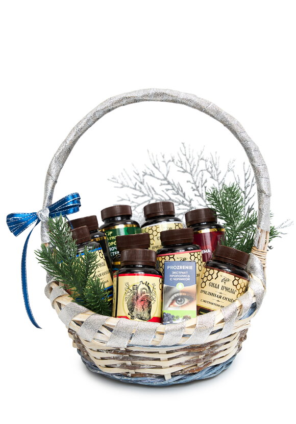 Весенняя подарочная корзина Сила пчелы шир.  580, рис. 2