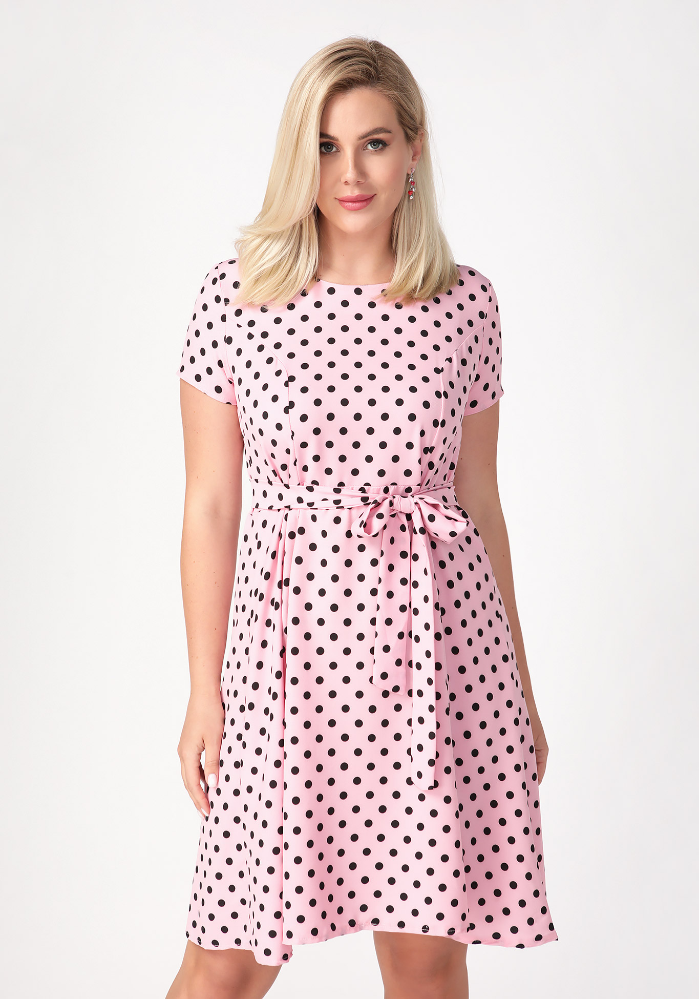 Платье А-силуэта «Легкость дня», цвет розовый, размер 50 - фото 2
