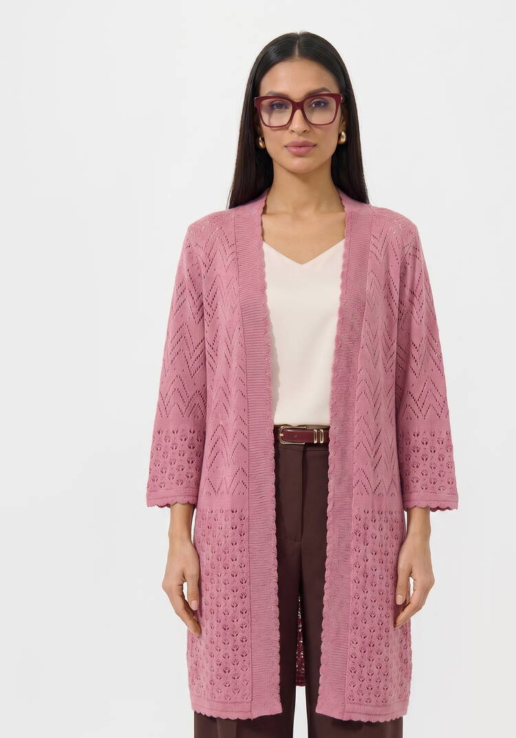 Кардиган Нежный ажур шир.  750, рис. 19