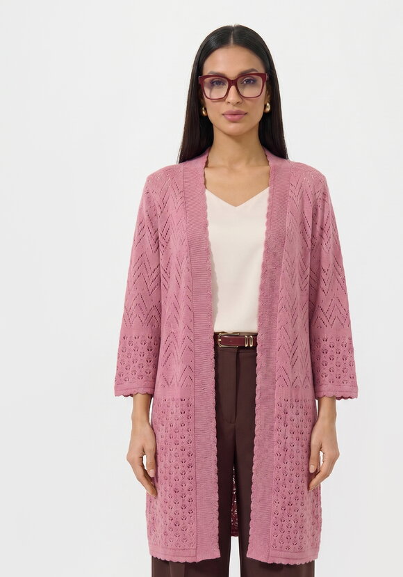 Кардиган Нежный ажур шир.  580, рис. 19