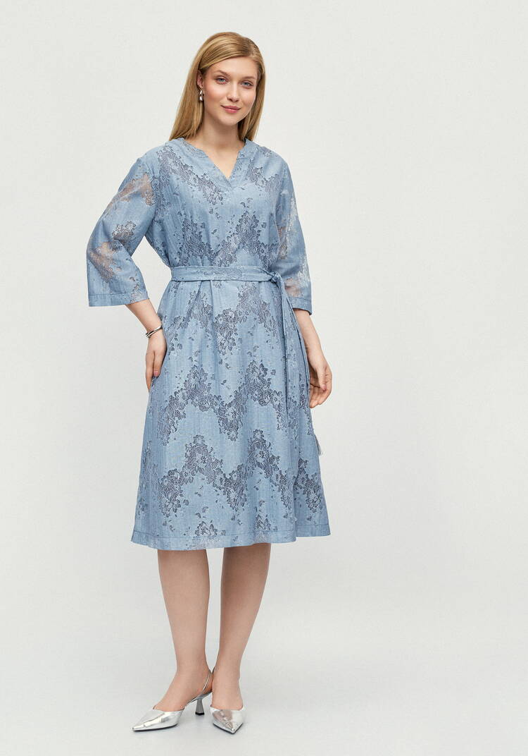 Платье Воздушная музыка кружева шир.  750, рис. 14