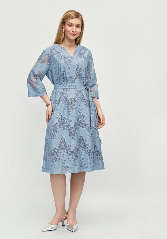 Платье Воздушная музыка кружева шир.  580, рис. 14