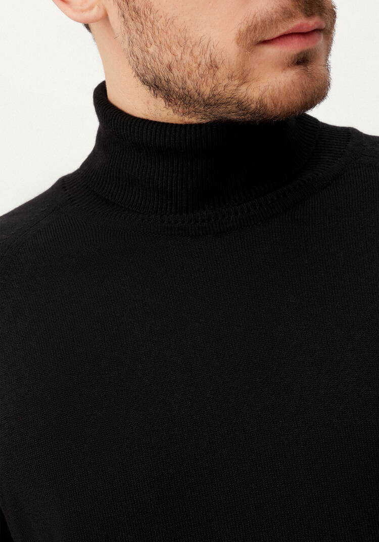 Джемпер вязаный с высокой горловиной шир.  750, рис. 5