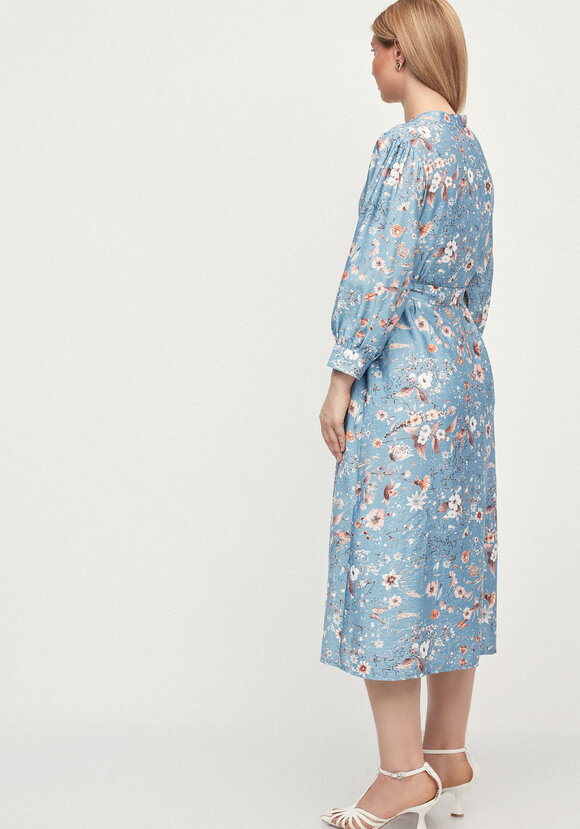 Платье с принтом по рукавам Герда шир.  580, рис. 29