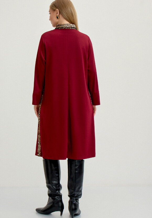 Платье с анималистичными вставками шир.  580, рис. 3