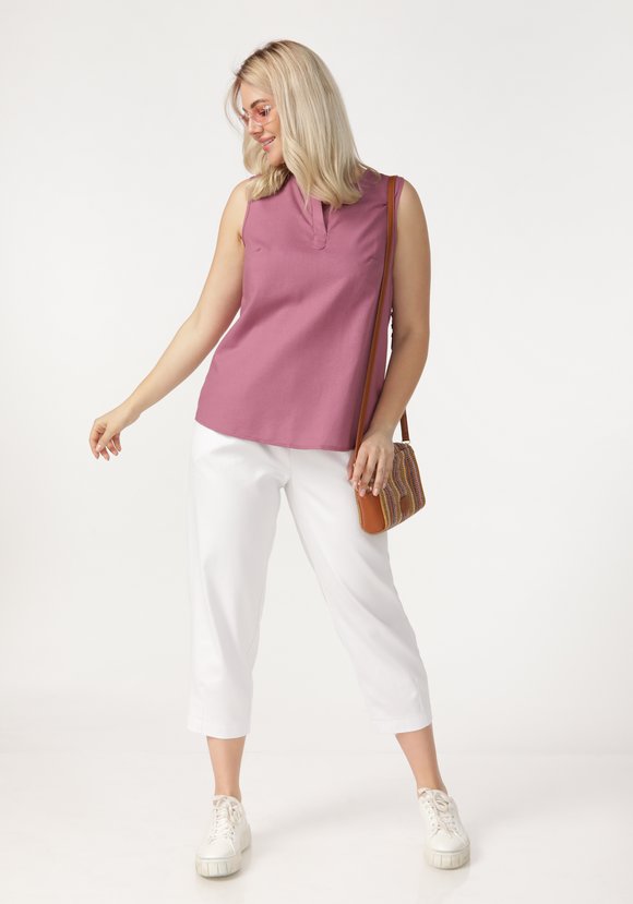 Блуза без рукавов с круглым вырезом шир.  580, рис. 24