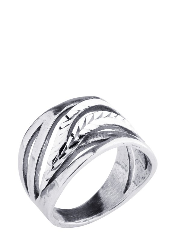 Кольцо серебряное Мелодия счастья шир.  580, рис. 1