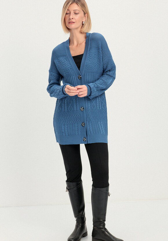 Кардиган с эклектичным узором шир.  580, рис. 3