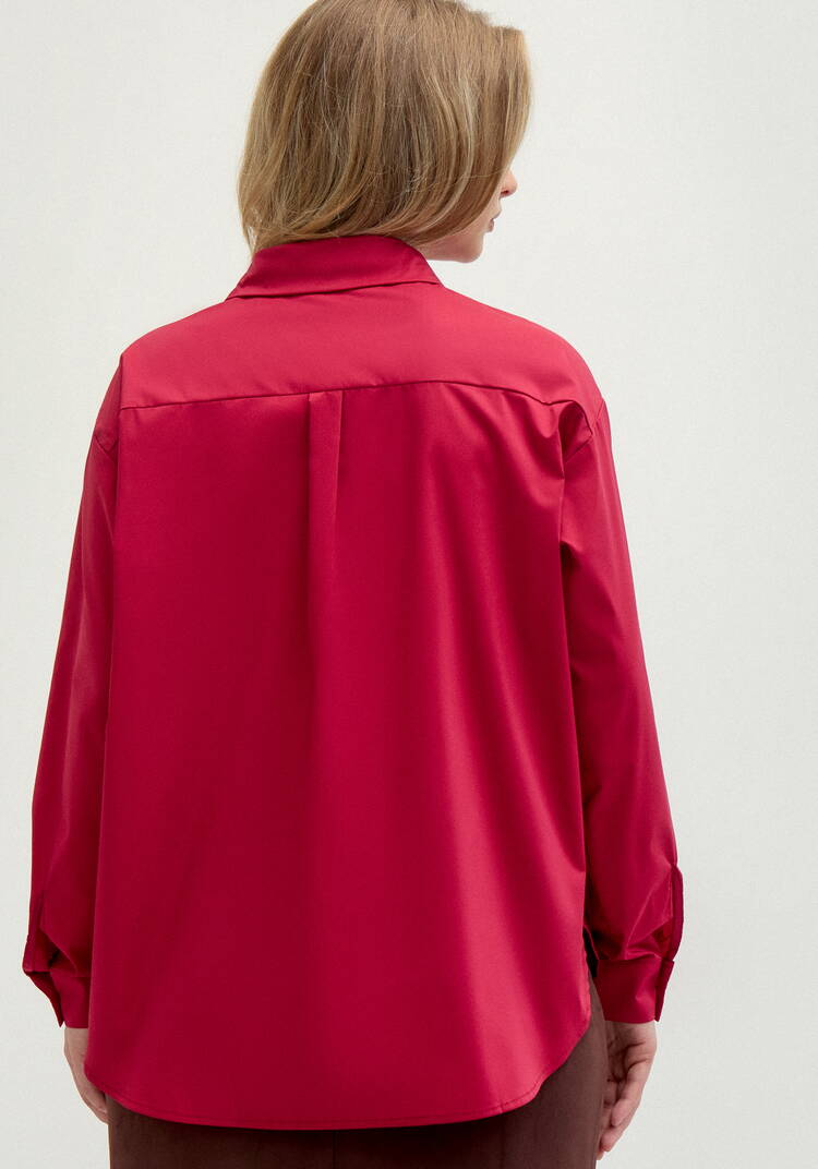 Рубашка оверсайз со спущенным плечом шир.  750, рис. 21