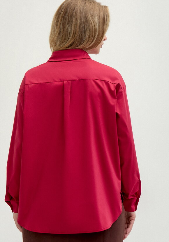 Рубашка оверсайз со спущенным плечом шир.  580, рис. 21