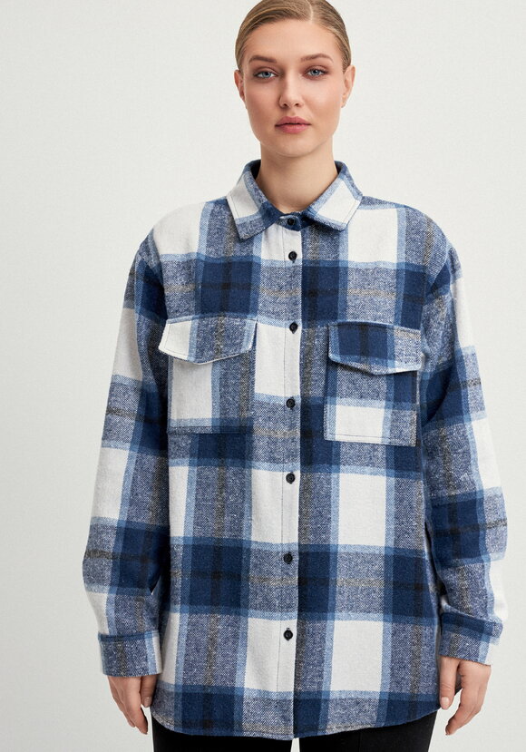 Рубашка фланелевая в клeтку шир.  580, рис. 20