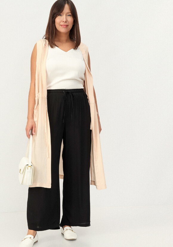 Брюки широкие на кулиске из штапеля шир.  580, рис. 21