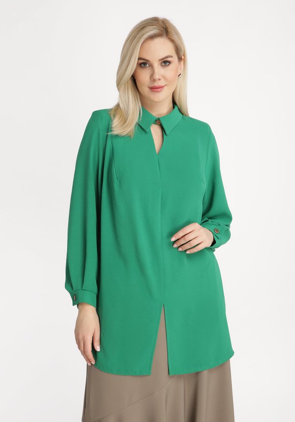 Туника А-силуэта с разрезами шир.  580, рис. 6