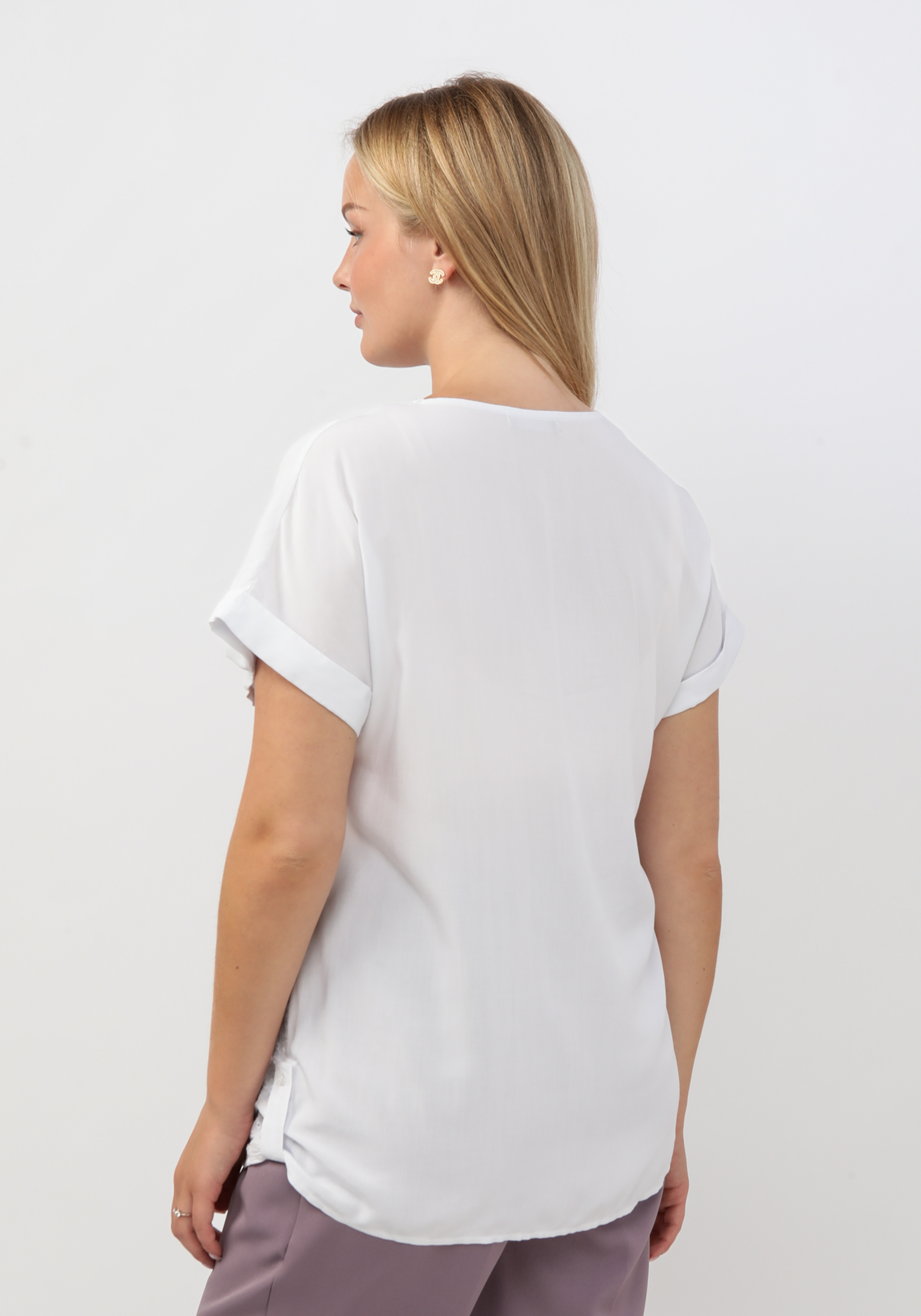 Блуза "Анна" Vittori Vi, размер 52, цвет белый - фото 9