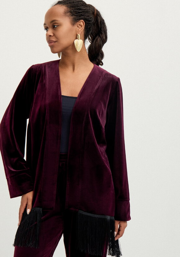 Кардиган с бахромой Мелани шир.  580, рис. 8