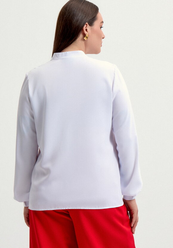 Рубашка с кружевной вставкой на груди шир.  580, рис. 3