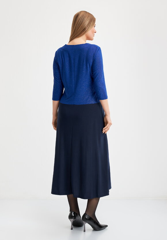 Платье Алина с эффектом костюма шир.  580, рис. 15