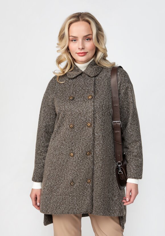 Полупальто свободного кроя шир.  580, рис. 30