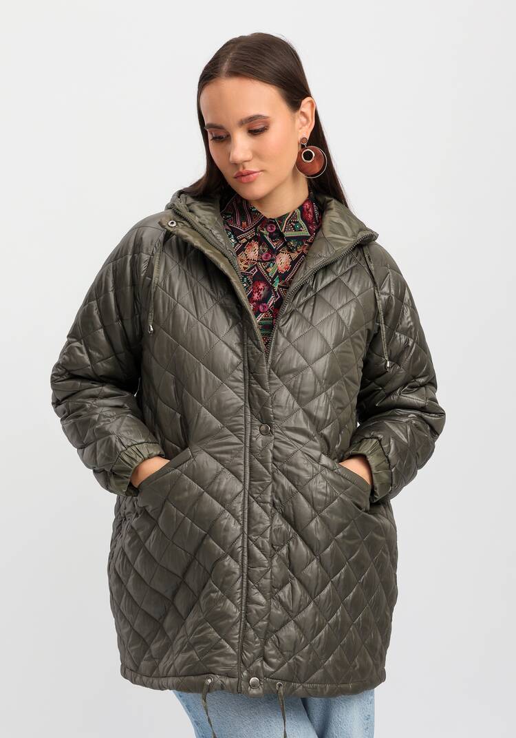 Куртка оверсайз из оригинальной ткани шир.  750, рис. 22