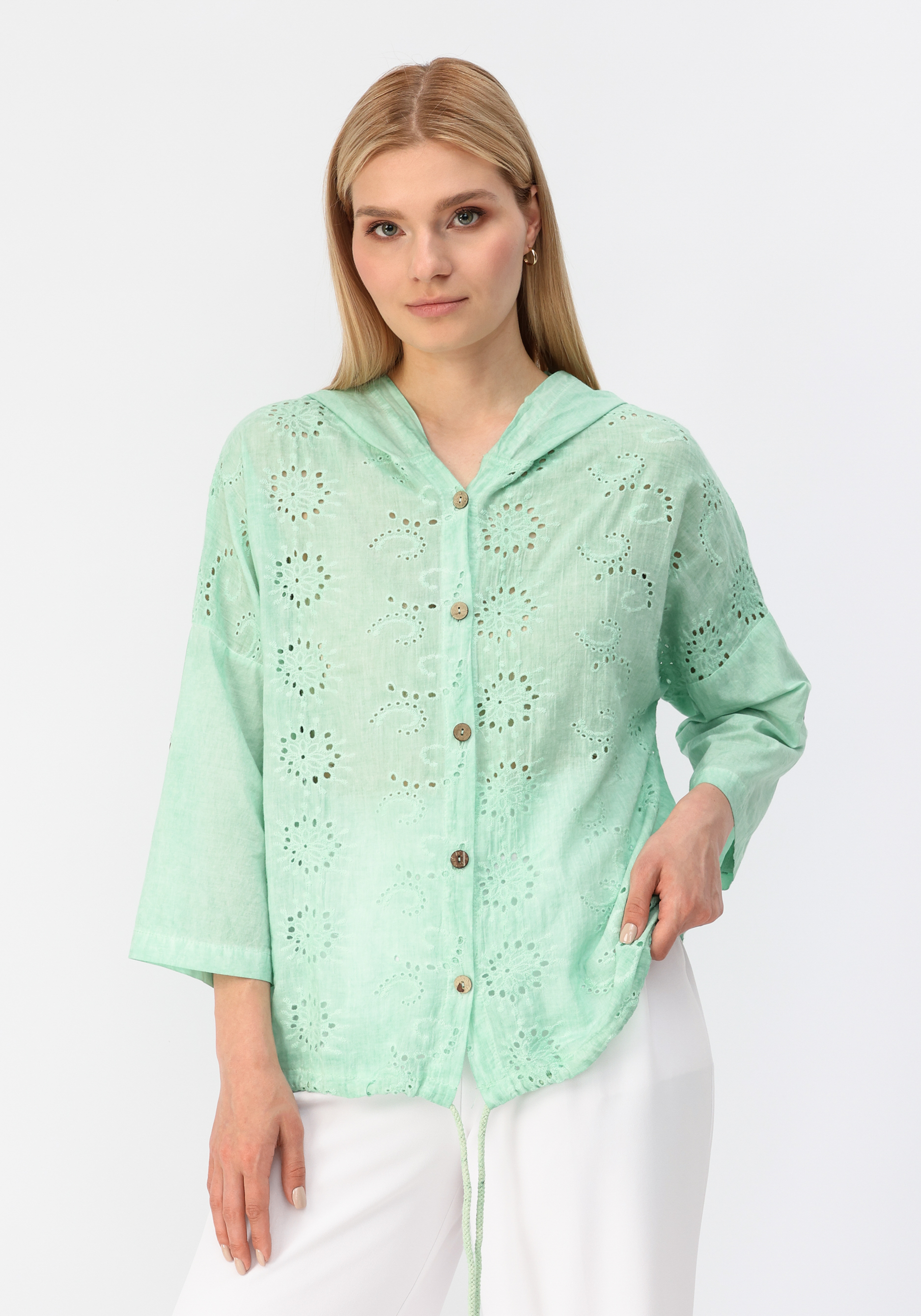 Рубашка "Алана" Alina Collection, размер 50, цвет белый - фото 1