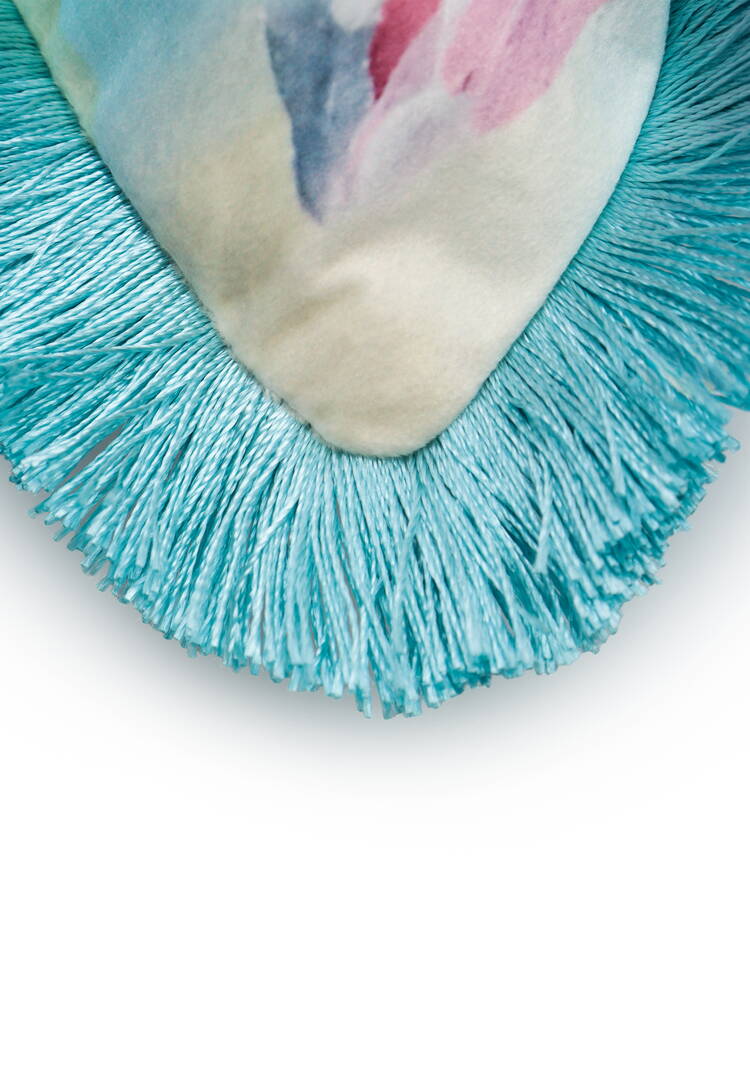 Подушка декоративная с бахромой шир.  750, рис. 4