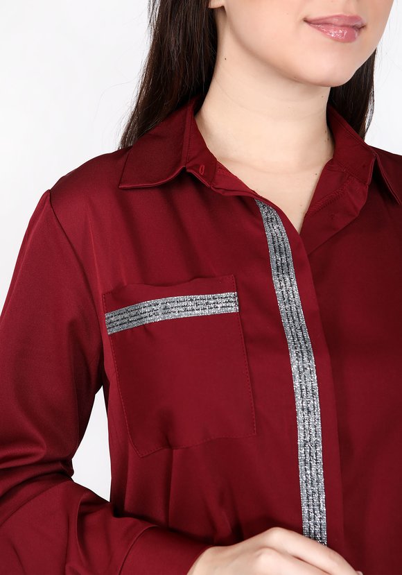 Рубашка Блестящий вечер шир.  580, рис. 2