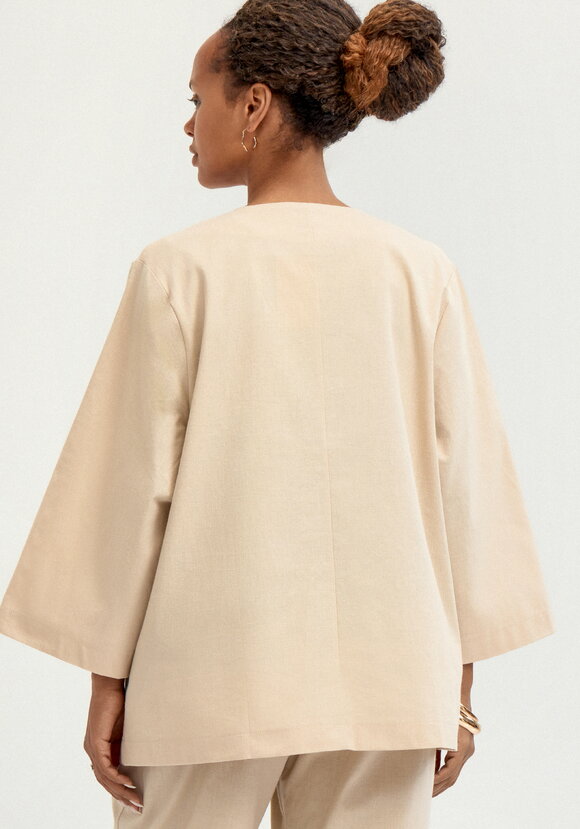 Кардиган изо льна с карманами шир.  580, рис. 3