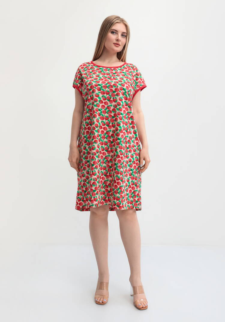 Сорочка женская Ягода-малинка шир.  750, рис. 4