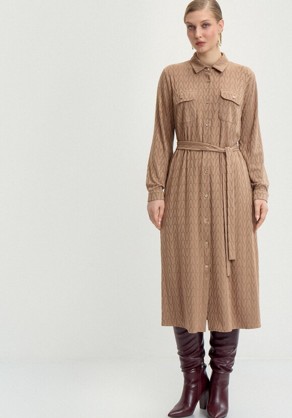 Платье рубашка с принтом шир.  580, рис. 10