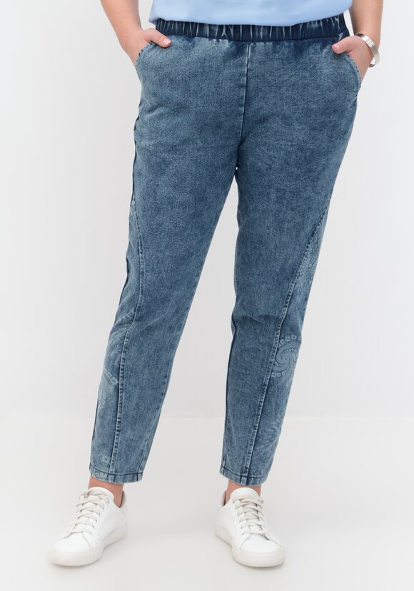 Джинсы Фриста с принтом шир.  580, рис. 4