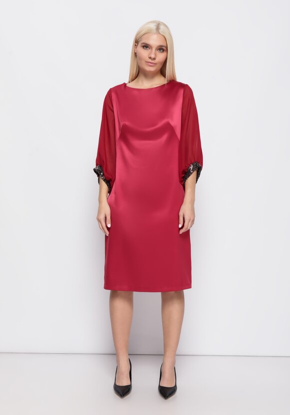 Платье Стиль рукавами из вуали шир.  580, рис. 4