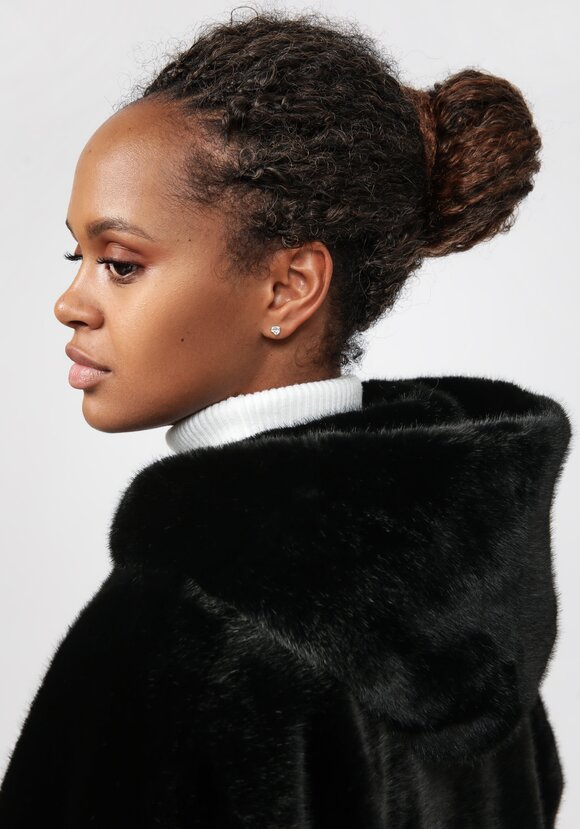 Полупальто из экомеха Моника шир.  580, рис. 12