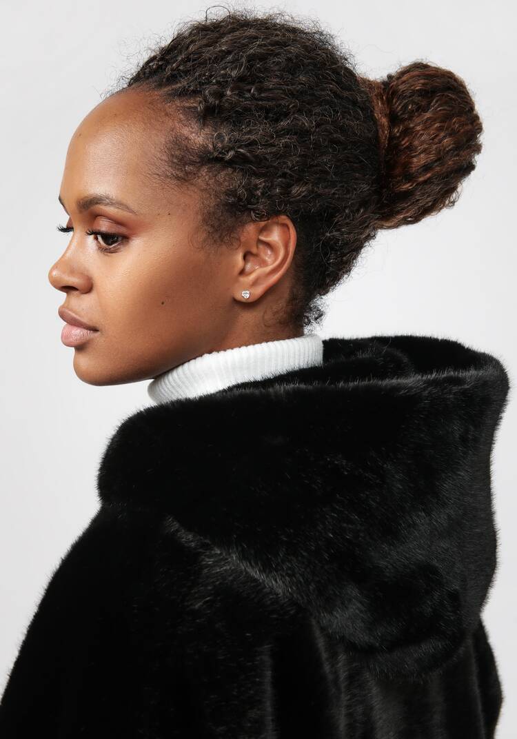 Полупальто из экомеха Моника шир.  750, рис. 12