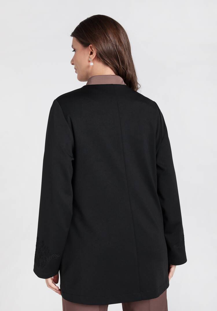 Кардиган прямого силуэта с вышивкой шир.  750, рис. 3