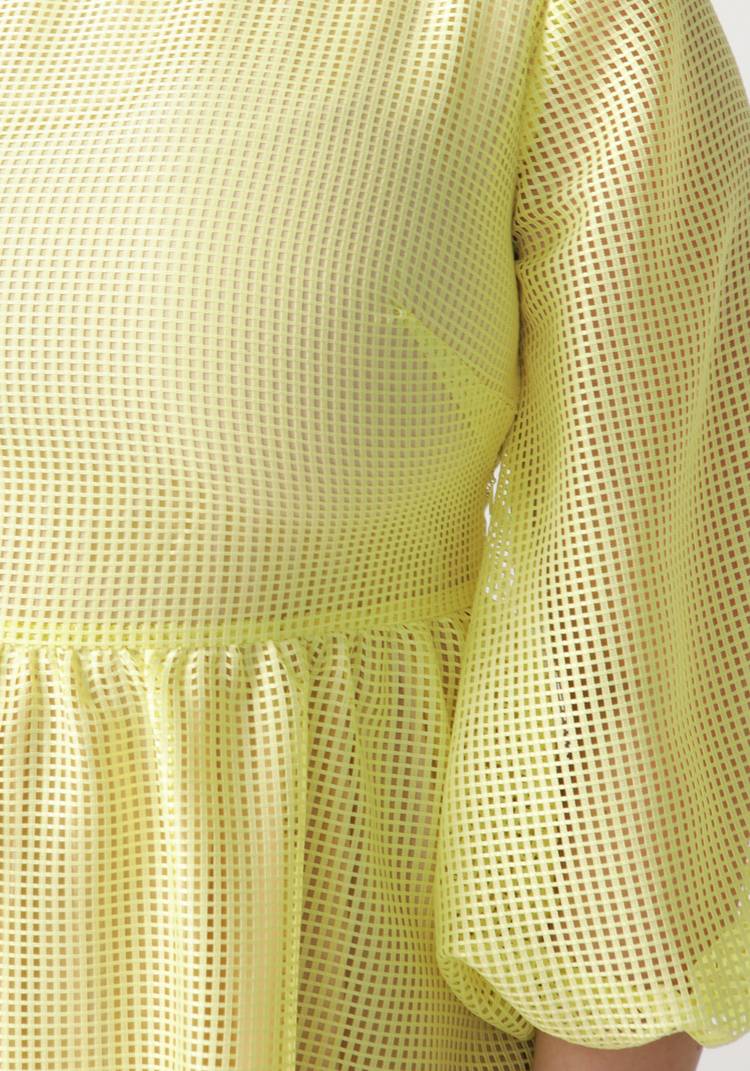 Платье с пышными рукавами шир.  750, рис. 4