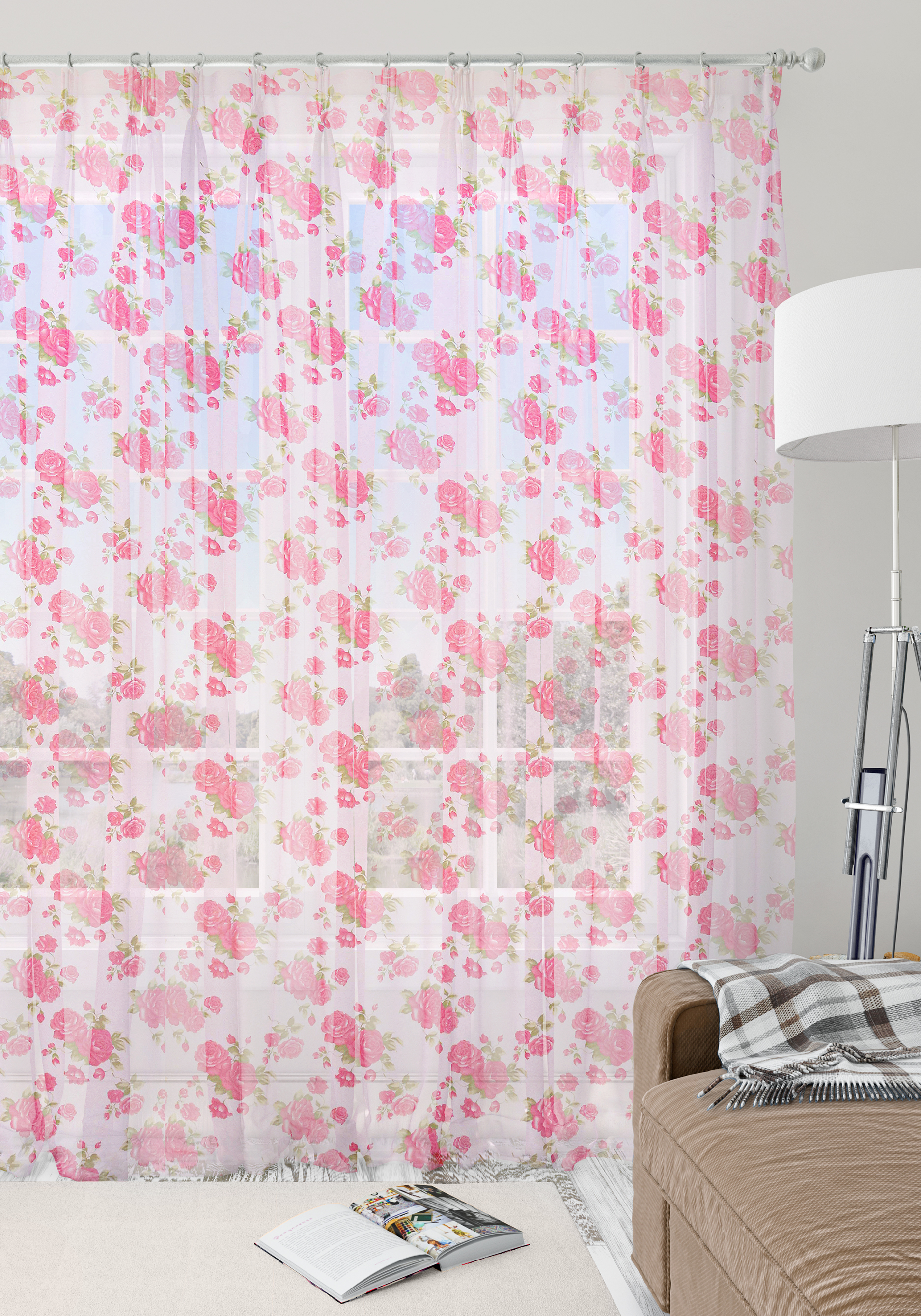 Тюль-вуаль quotСимфония цветов quot 1999₽