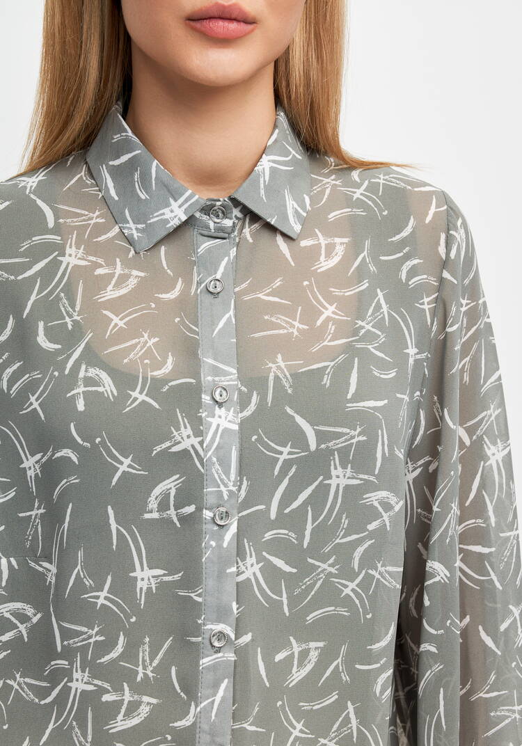 Рубашка из шифона Иветта шир.  750, рис. 10