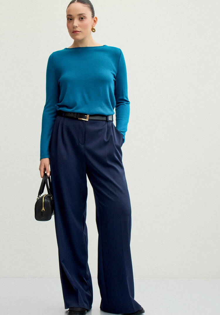 Джемпер базовый однотонный шир.  750, рис. 25