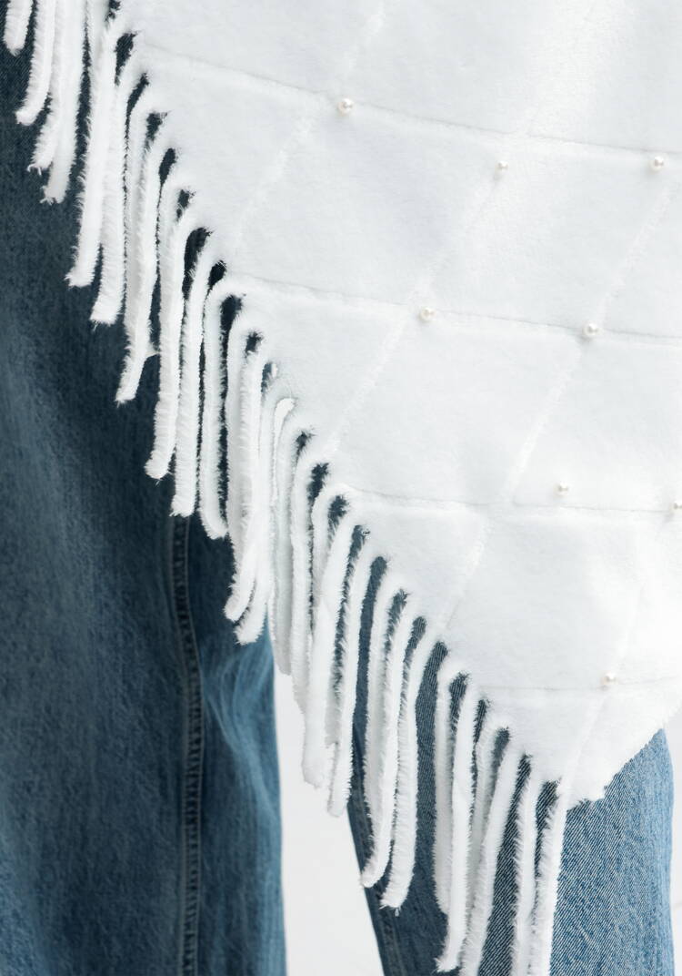 Накидка-палантин с жемчугом и булавкой шир.  750, рис. 20