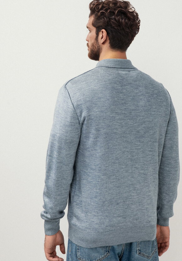 Джемпер-поло на пуговицах шир.  580, рис. 3