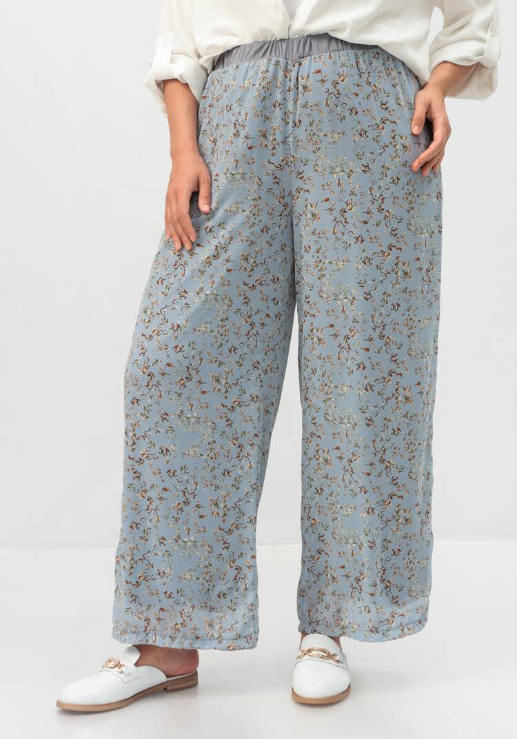 Брюки с резинкой на талии прямые шир.  750, рис. 33