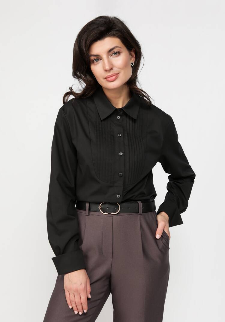 Блузка из хлопка с декором шир.  750, рис. 18